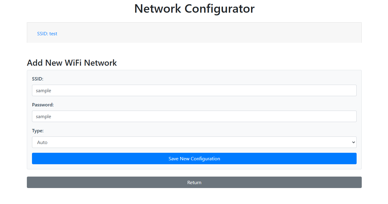 network screen